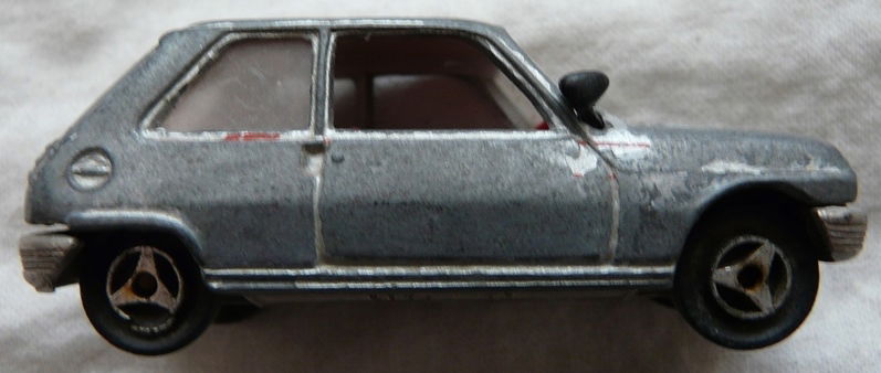 Modelauto, Majorette, Schaal 1:55, No.257 - Renault 5 - Silver, 1980-1981.(Nr.1) - 6