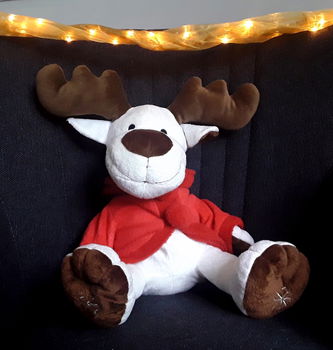 Kerstknuffel - rendier - rudolph - Rudolf - knuffel - kerstdecoratie - 0