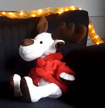 Kerstknuffel - rendier - rudolph - Rudolf - knuffel - kerstdecoratie - 1