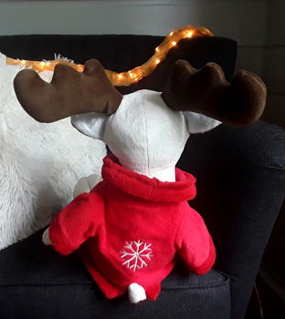 Kerstknuffel - rendier - rudolph - Rudolf - knuffel - kerstdecoratie - 2