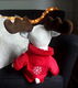 Kerstknuffel - rendier - rudolph - Rudolf - knuffel - kerstdecoratie - 2 - Thumbnail