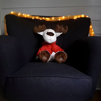 Kerstknuffel - rendier - rudolph - Rudolf - knuffel - kerstdecoratie - 4