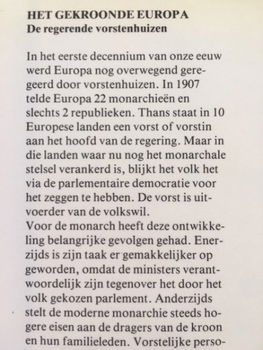 Het gekroonde Europa - De regerende vorstenhuizen - 1