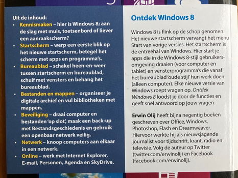 Ontdek Windows 8 - Erwin Olij - 1