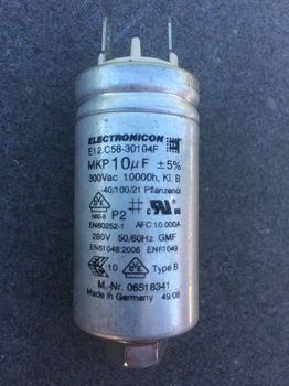 condensator wasmashine Bosch/Siemens, e.a. motor - 1