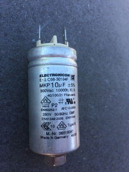 condensator wasmashine Bosch/Siemens, e.a. motor - 2