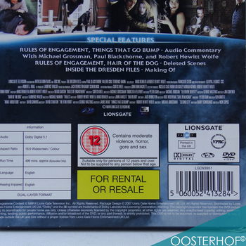 DVD The Dresden Files Box Seizoen 1 Disk 2,3 BOX - 3