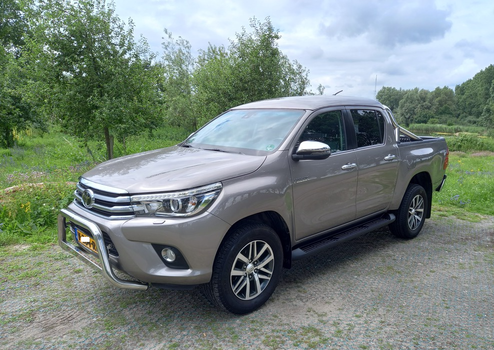 2018 TOYOTA HILUX dubbel cabine grijs kenteken High Executive automaat - 0