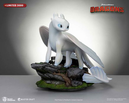 Beast Kingdom MC-088 How to Train Your Dragon 3 Master Craft Light Fury - 0