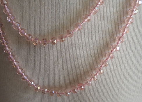 Schitterende lange ketting, vintage - 4