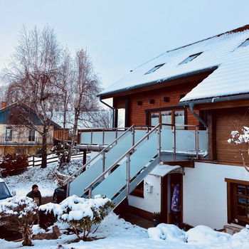 D834 Vrijstaand Scandinavisch houten huis met 3 woonlagen in Helmighausen - 5