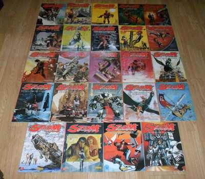 24 albums van STORM Don Lawrence Deel 1-22 + 2x Tussentijd - 0