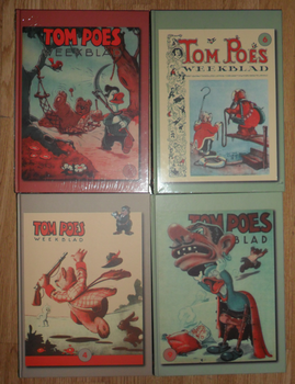 4x Bundeling TOM POES Weekblad Facsimile Boek 4-6-8-9 - 0