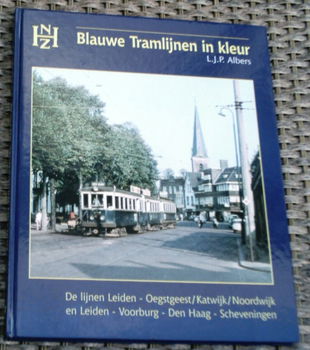 NZH Blauwe tramlijnen in kleur. L.J.P. Albers. 9071513610. - 0