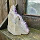 Amethist Geode uit Uruguay Ruw Mineralen Edelstenen - 2 - Thumbnail