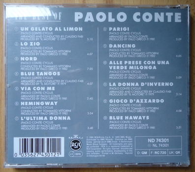 De originele CD The Best Of Paolo Conte van Paolo Conte. - 6