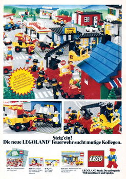 Lego advertentie - Duitsland - 1980 - overdruk - 0