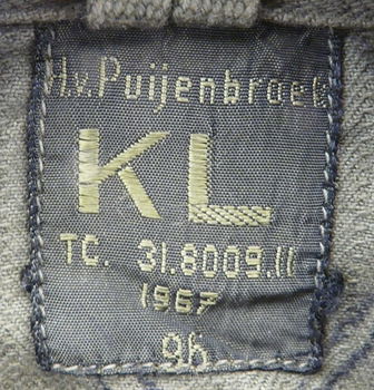 Jas, Gevechts, Uniform, M67, Koninklijke Landmacht, maat: 96, 1967.(Nr.1) - 3