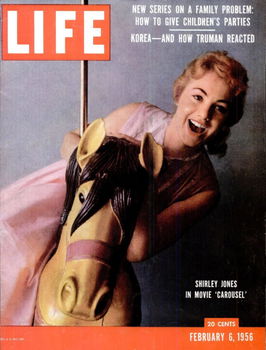 Shirley Jones cover Life - 1956 - overdruk - 0