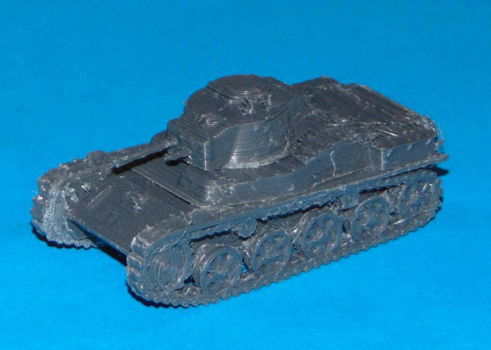 Hongaarse Toldi I tank - 3D-rint in diverse schalen - 0