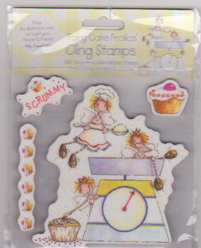 Helz Cuppleditch clingstamp Fairy Cake Frolics - 0