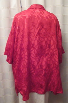 Feestelijke rode blouse maat 52/54 A18 - 1