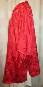 Feestelijke rode blouse maat 52/54 A18 - 2
