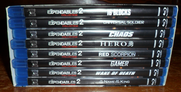 8x Blu-ray BOX The EXPANDABLES - 2