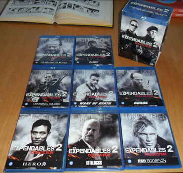 8x Blu-ray BOX The EXPANDABLES - 4