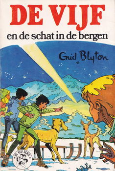 Enid Blyton ~ De Vijf 14: De Vijf en de schat in de Bergen - 0