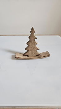 ZGAN Lifestyle houten mini kerstboom - 0