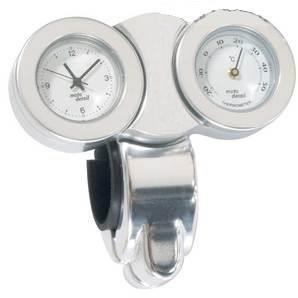 Stuur klokje & thermometer 22-25mm stuur, - 1