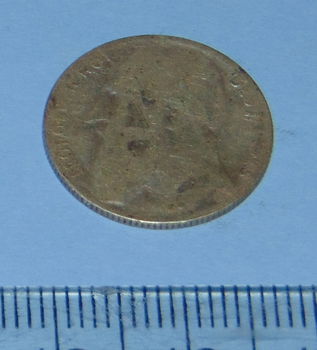 België - 40 centimes 1901F - zilver - 1