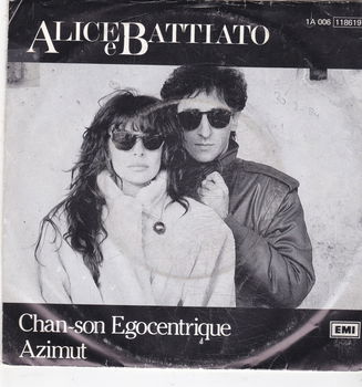 Single Alice & Battiato - Chan-son egocentrique - 0