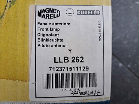 Lancia Y (840) Knipperlicht Magneti Marelli LLB262 712371511129 Links - 3