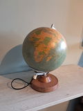 Ouderwetse Globe met verlichting