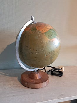 Ouderwetse Globe met verlichting - 2