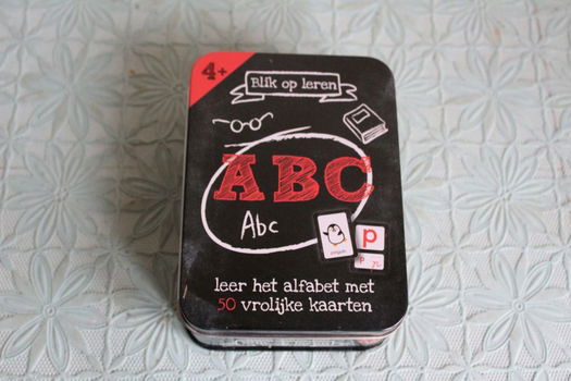 Blik op leren - Leer het alfabet met 50 vrolijke kaarten ABC - 0