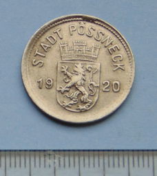 Pössneck - 10 pfennig 1920 - ijzer