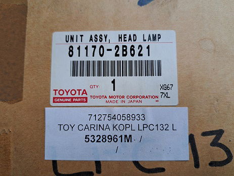 Toyota Carina E (T19) Koplamp 81170-2B621 Koito Japan Links - 5