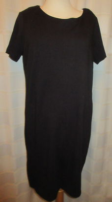 Little black dress , gitzwart jurkje, Villa maat L A26