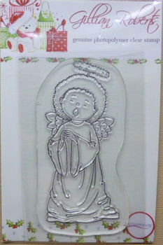 Stampavie - Gillian Roberts Clearstamps - Angel - 0