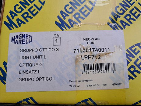 Neoplan Bus Koplamp Magneti Marelli LPF712 710301740011 Links - 4