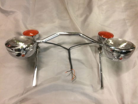 Harley heritage/fatboy EVO/TWINCAM passinglights & pinkerbaar in prima staat - 3