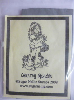 Sugar Nellie rubber stempel Country Garden - 0