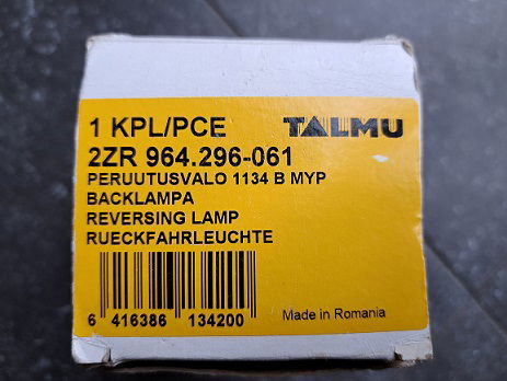 Talmu 2ZR 964.296-061 Achteruitrijlicht Universeel - 3