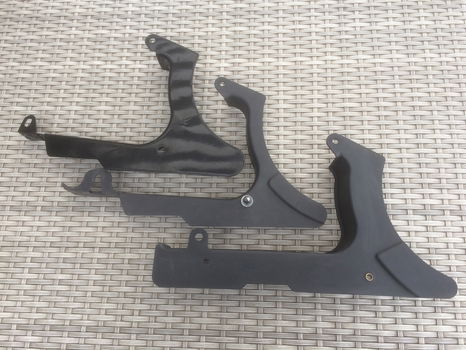 harley EVO/TWINCAM softailframe lower beltbescherming - 1