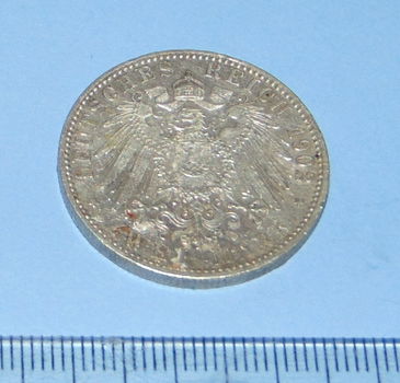 Baden - 2 mark 1902 - 50 jaar Friedrich I - zilver - 1