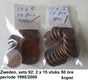 Zweden, oude munten in koper en brons, complete sets, nr. 34a, 35, 36, 91, 92 en 95 - 4 - Thumbnail