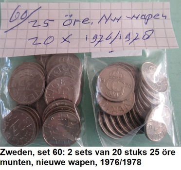 Zweden div. sets oude munten, sets 40, 46, 46a, 47, 48, 49 en 50 - 6